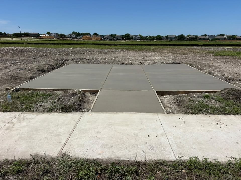 Concrete: New Concrete Pad